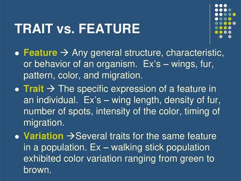 feature or trait syllatiles